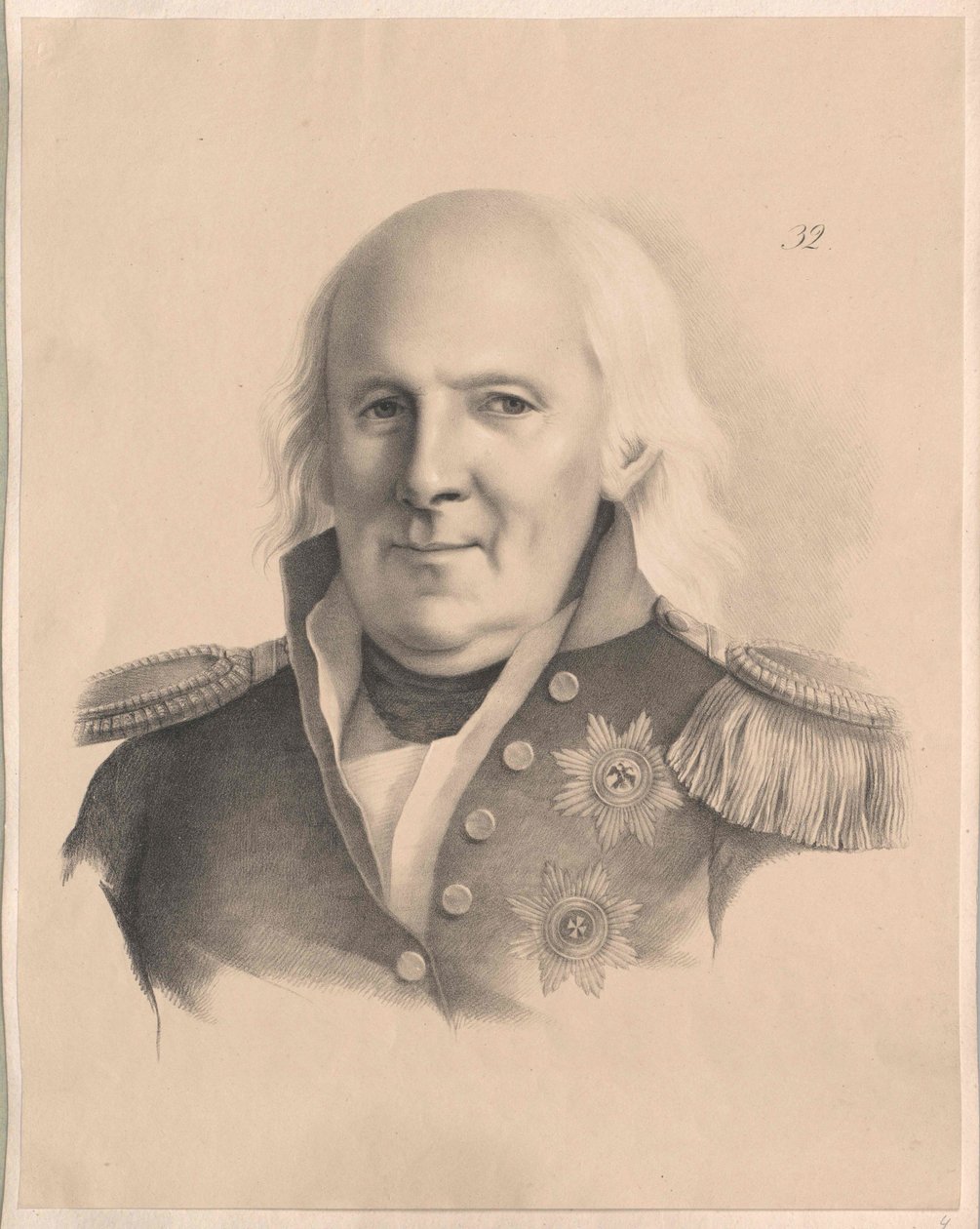 Nikolai Semenovic Mordvinov (impressão) de Artist Unknown