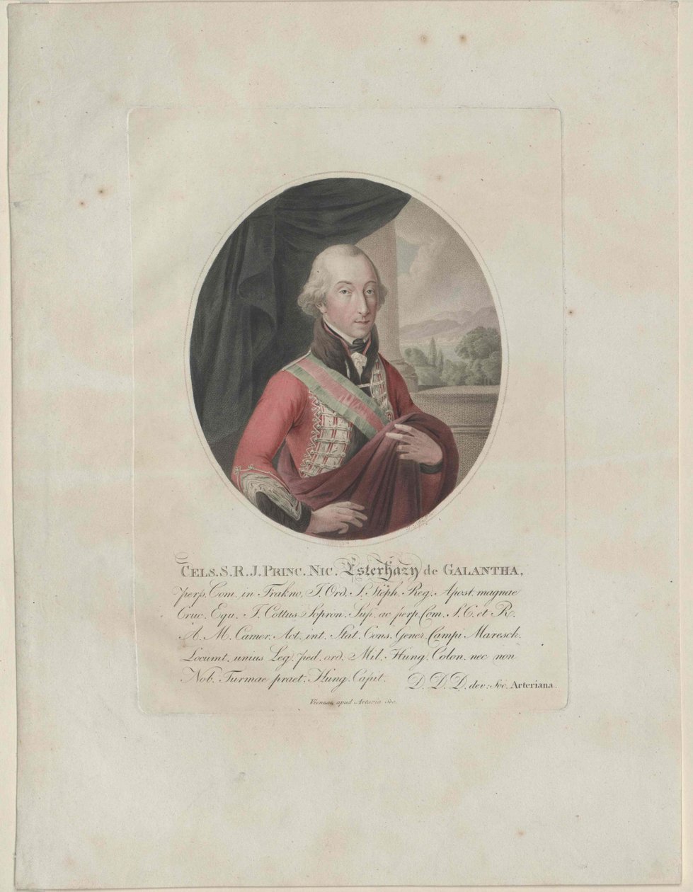 Nikolaus Príncipe Esterhazy de Artist Unknown