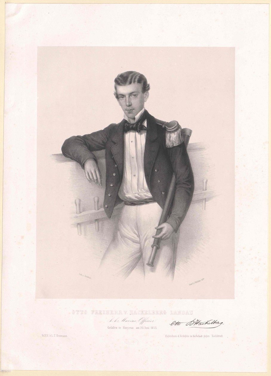 Otto barão de Hackelberg-Landau para Hoechenberg de Artist Unknown