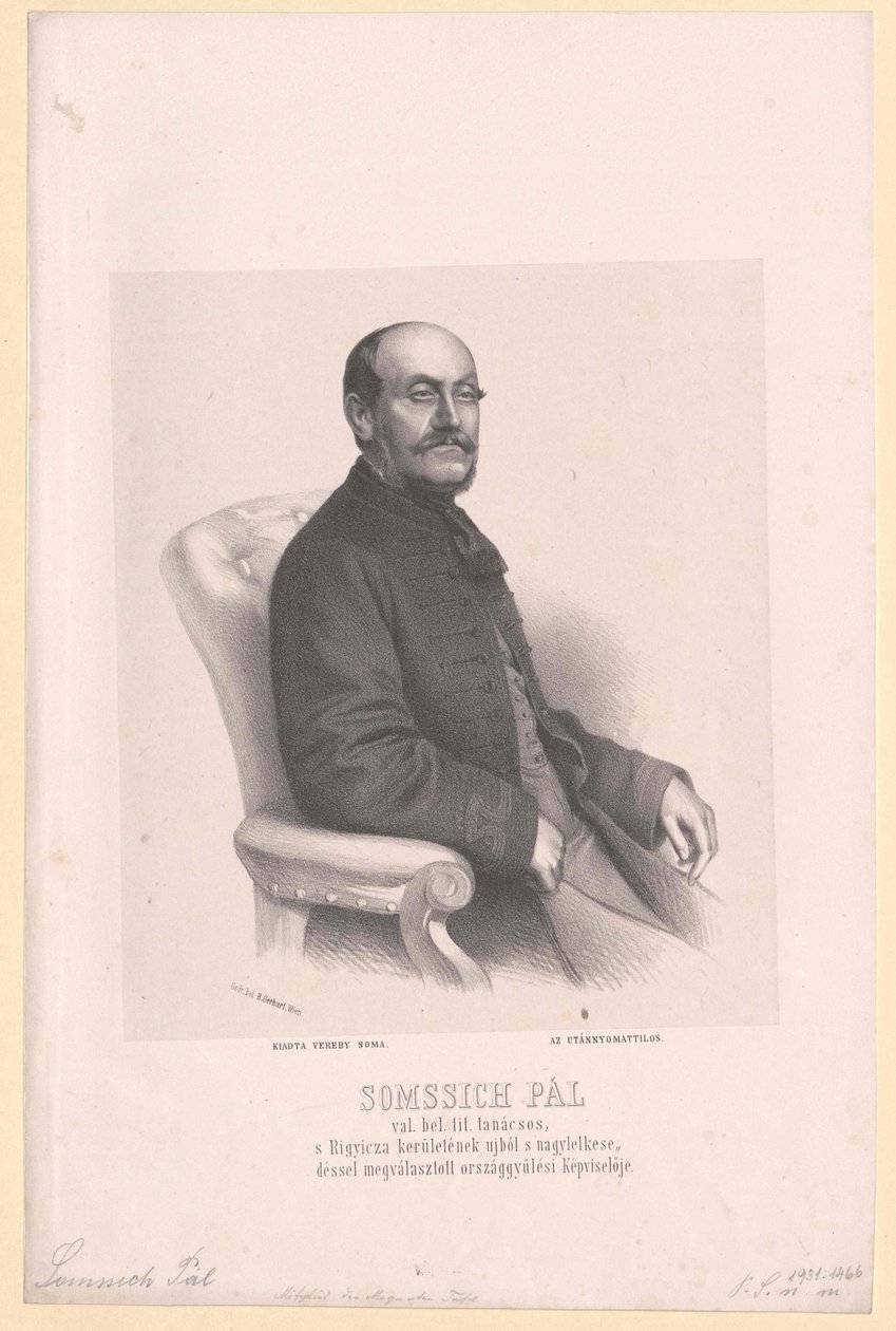 Pal Somsich-Sard de Artist Unknown