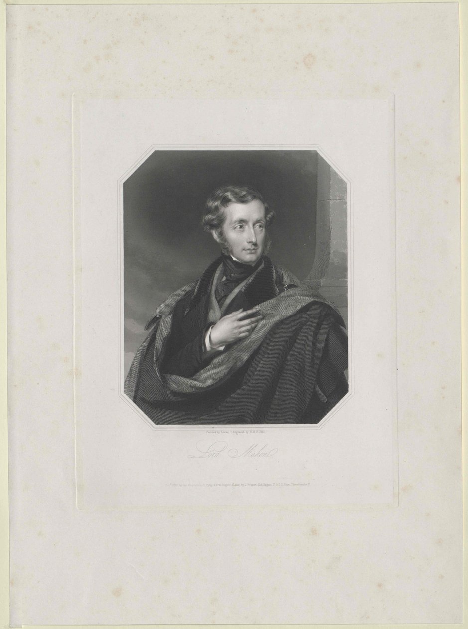 Philip Henry conde visconde de Mahon Stanhope de Artist Unknown