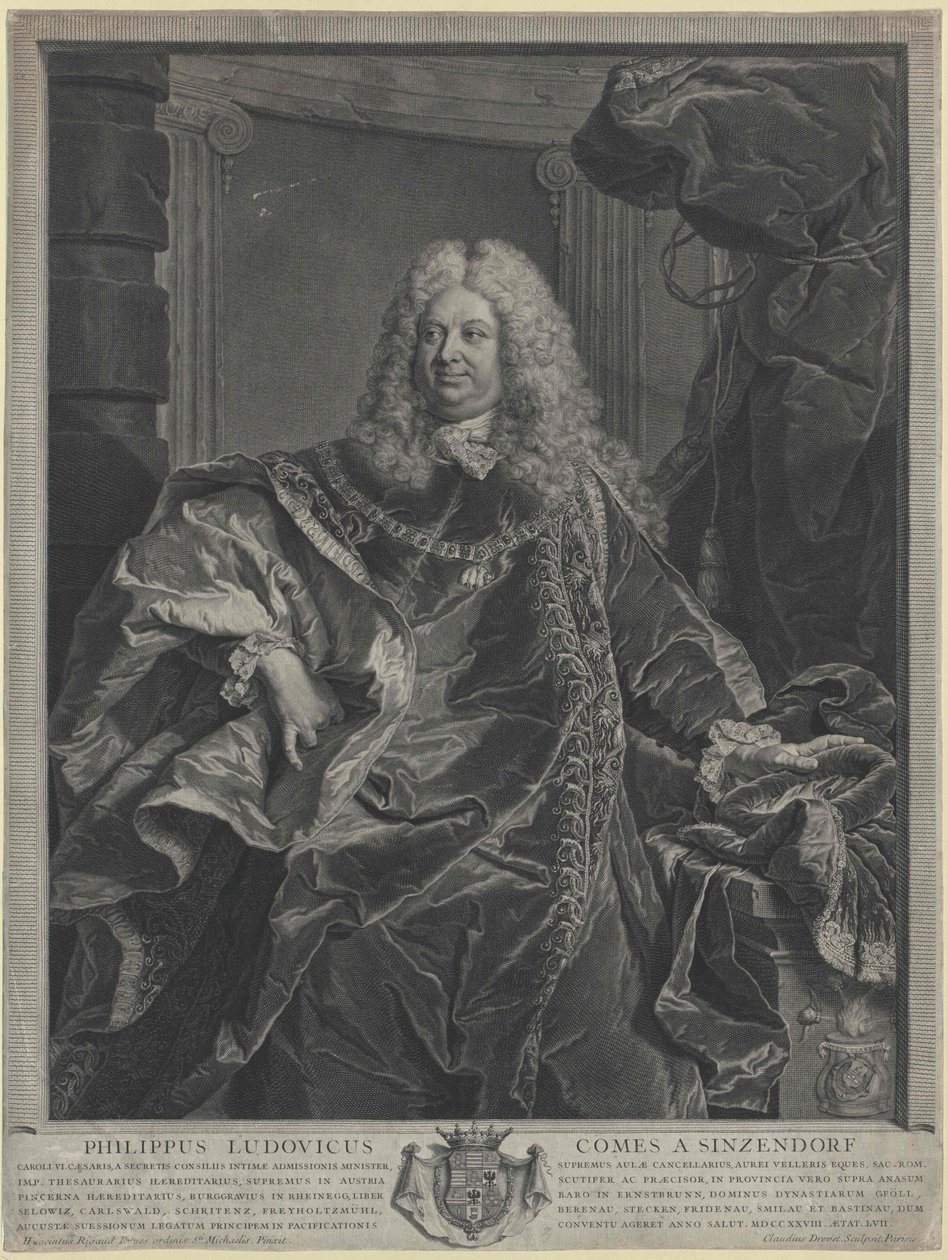 Philipp Ludwig count Sinzendorf de Artist Unknown
