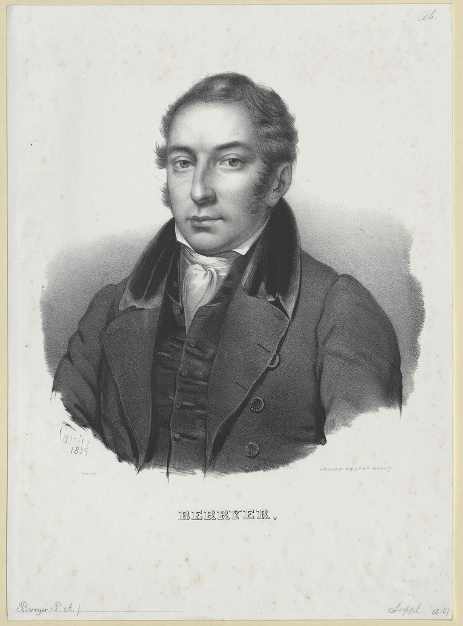 Pierre Antoine Berryer (impressão) de Artist Unknown