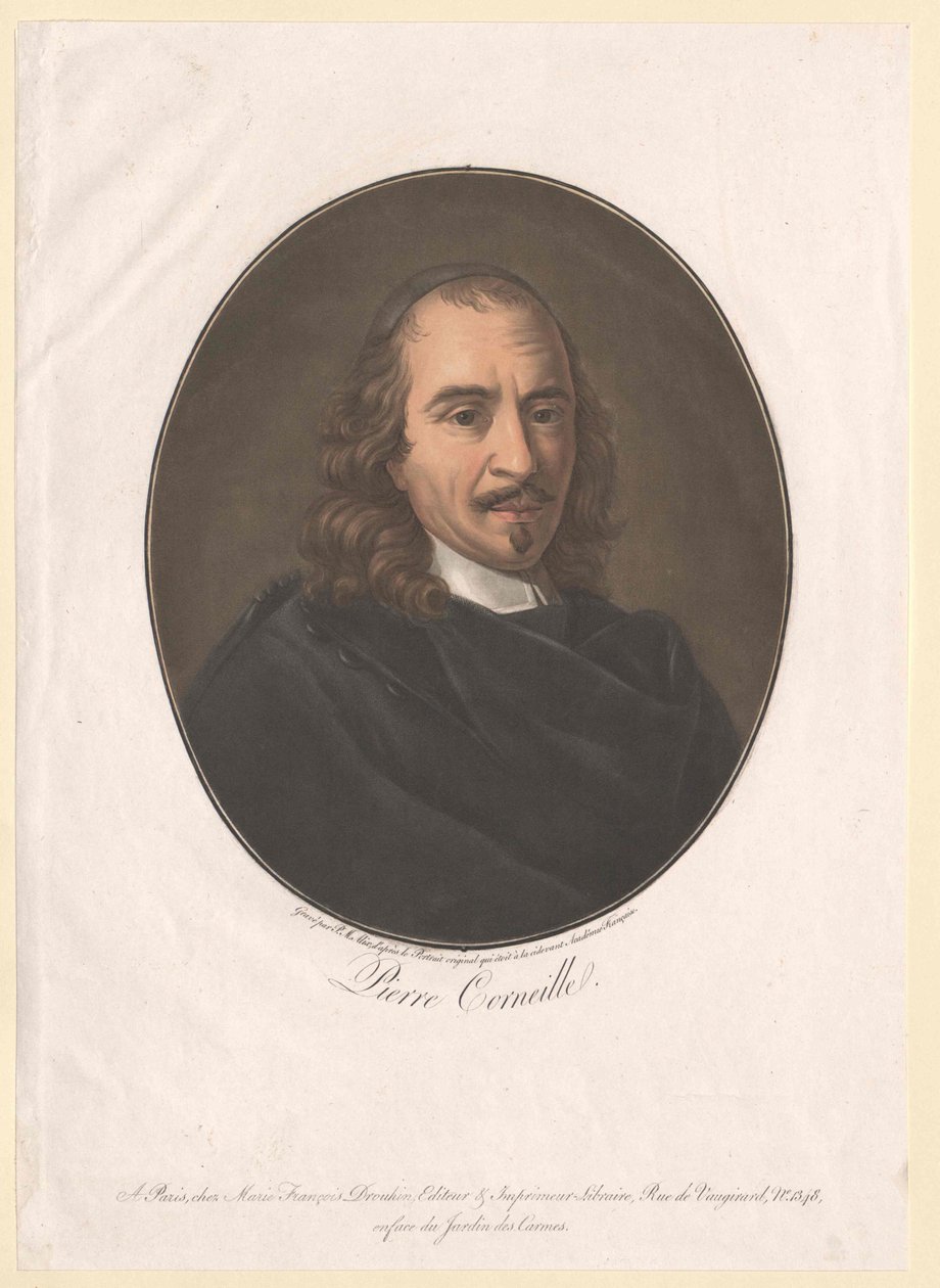 Pierre Corneille (imprimir) de Artist Unknown