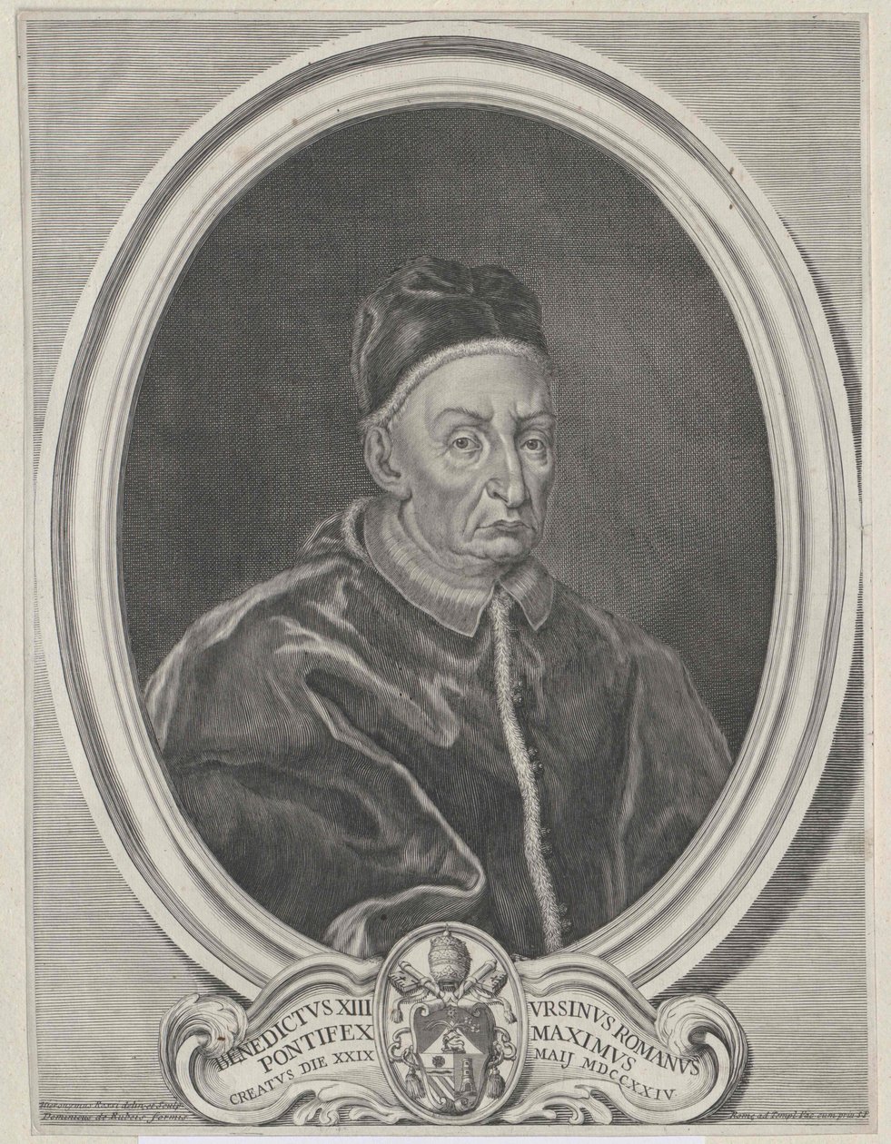 Papa Clemente XII (impressão) de Artist Unknown