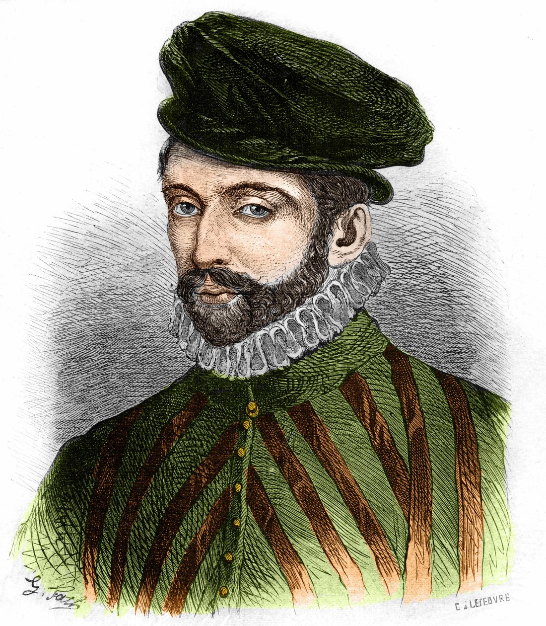Retrato de Nicolas de Neufville, seigneur de Villeroi, estadista francês. de Artist Unknown