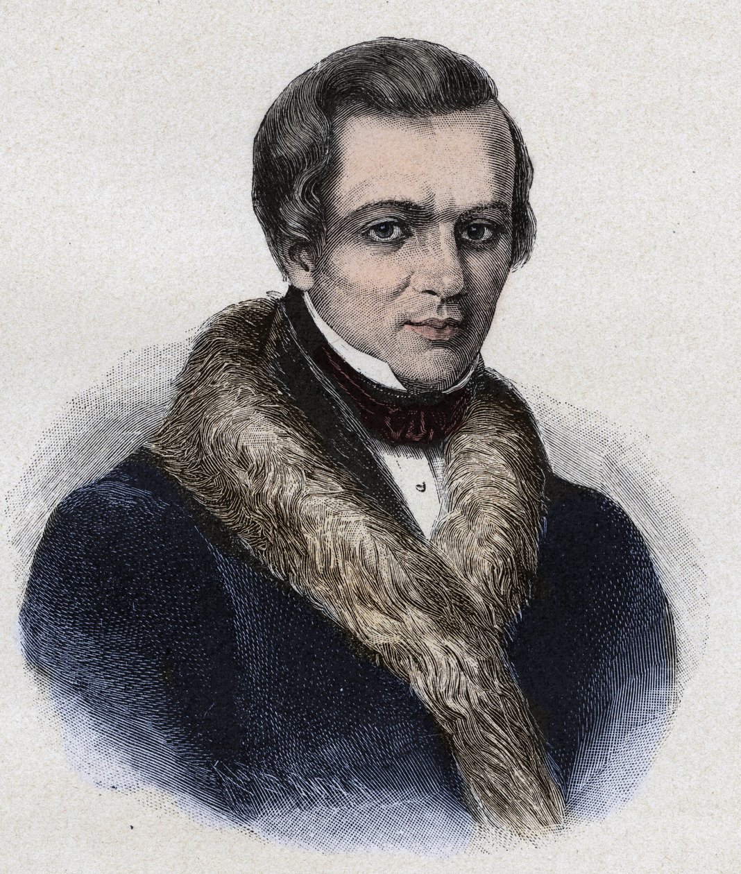 Retrato de Aleksey Koltsov poeta russo - Retrato de Alexei Koltsov poeta russo de Artist Unknown