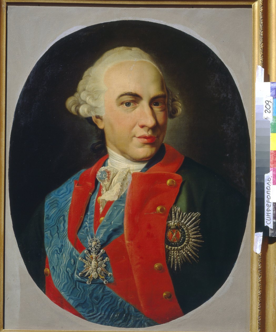 Retrato do Conde Kirill Razoumovski (1728-1803) (óleo sobre tela) de Artist Unknown