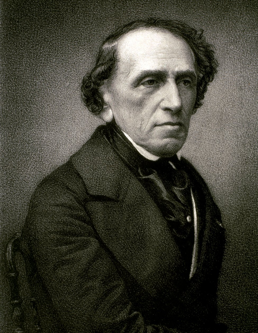 Retrato de Giacomo Mayerbeer (gravura) de Artist Unknown