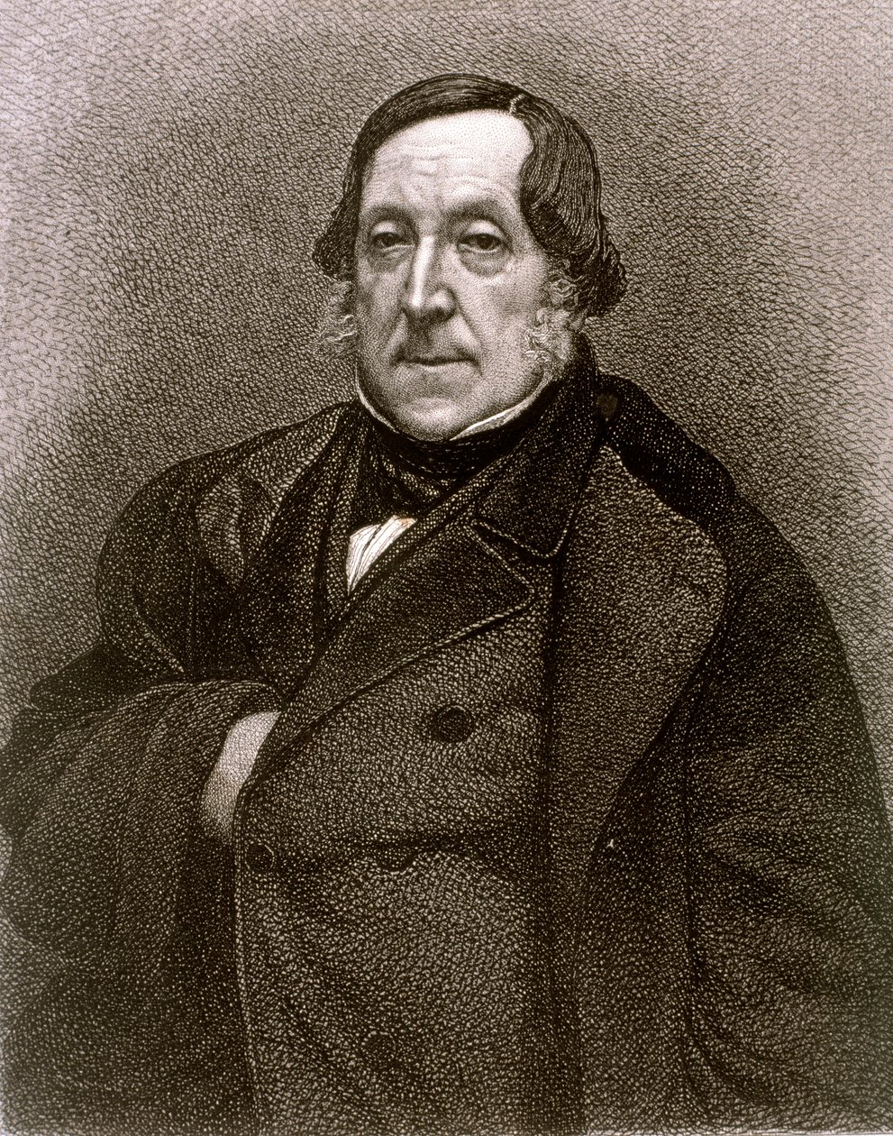 Retrato de Gioachino Antonio Rossini (gravura) de Artist Unknown