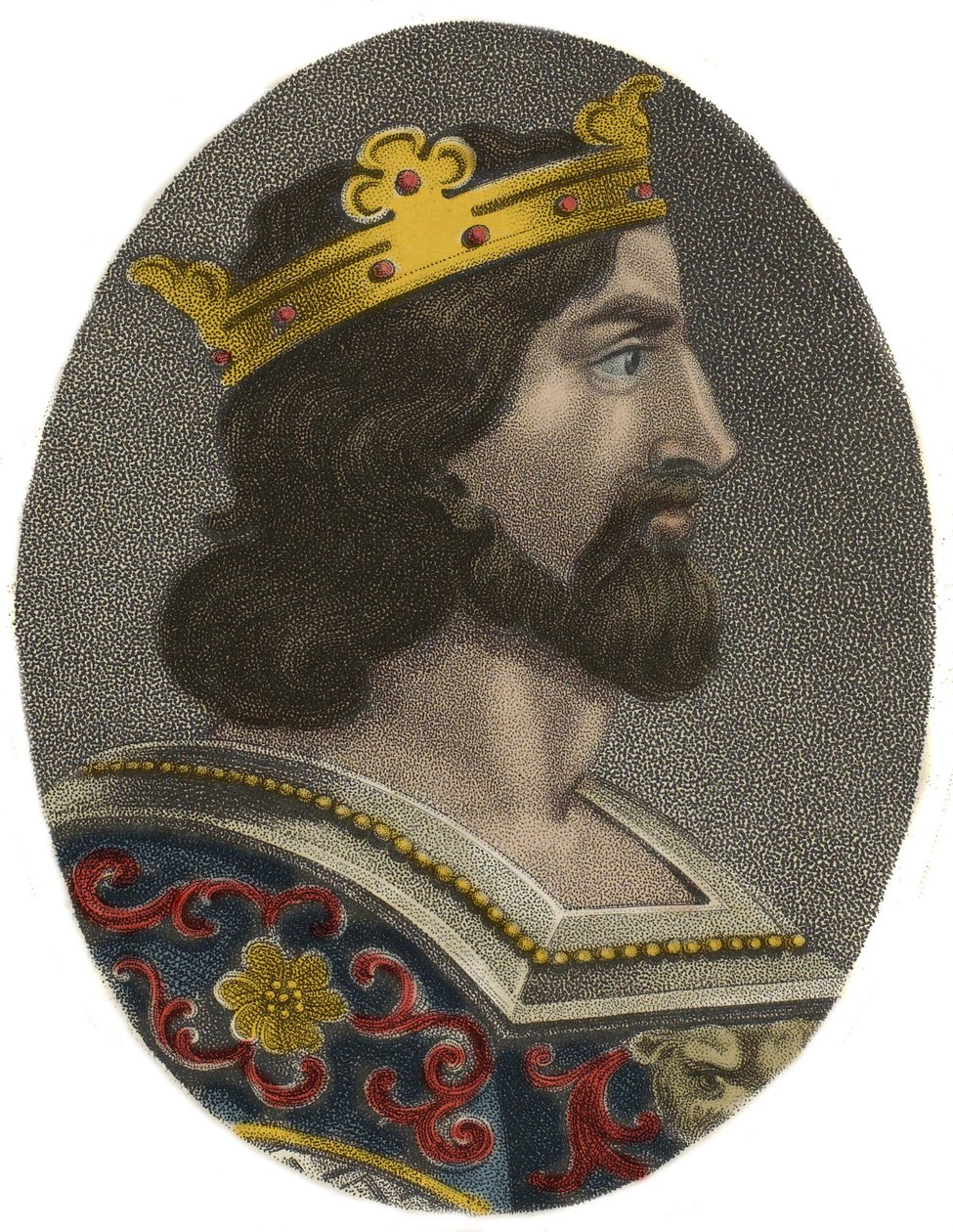 Retrato de Hugues I Capet, rei de França de Artist Unknown