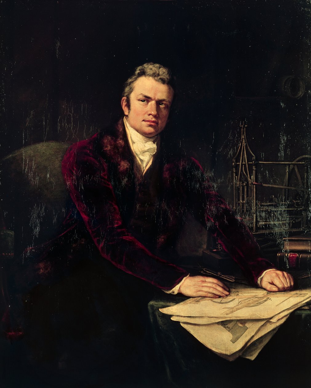 Retrato de Isambard Kingdom Brunel (Portsmouth de Artist Unknown