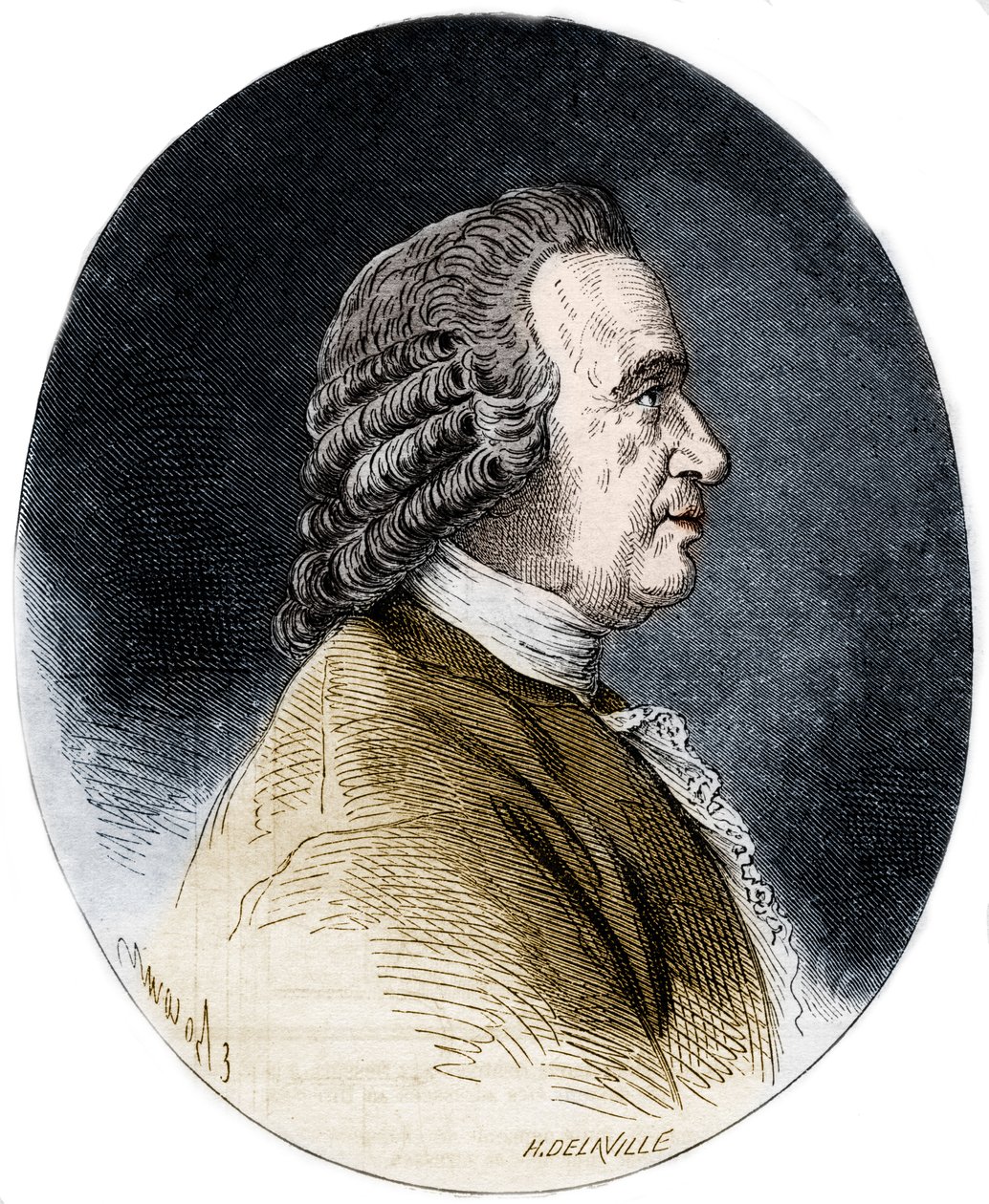 Retrato de Louis Jean Marie Daubenton, dit Daubenton, naturalista francês. de Artist Unknown