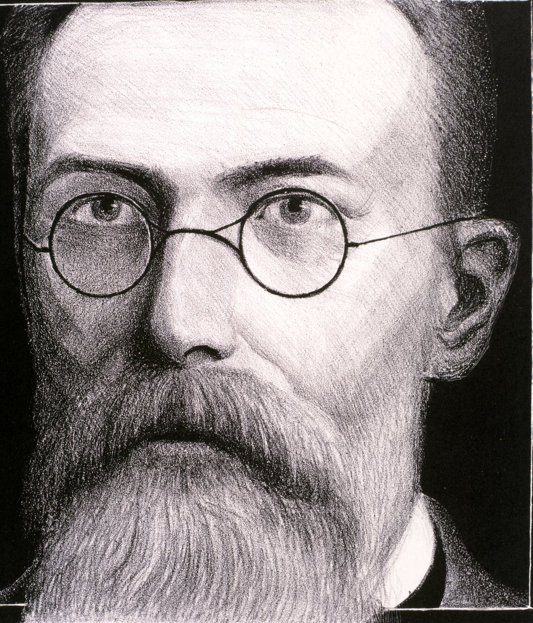 Retrato de Nikolai Andreevich Rimsky-Korsakov (gravura) de Artist Unknown