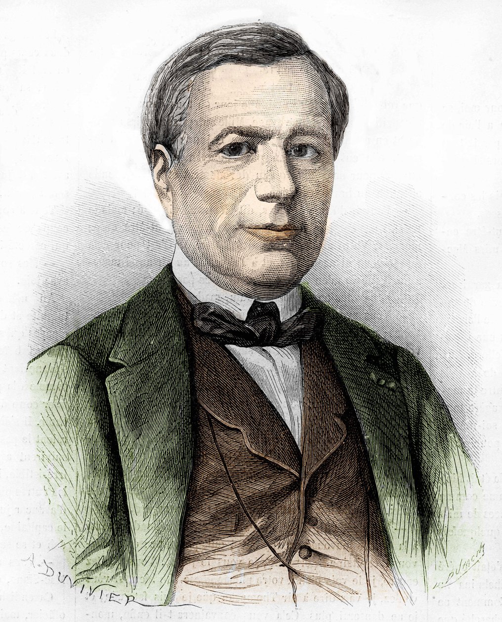 Retrato de Xavier MARMIER Escritor, poeta, viajante, tradutor de literatura do Norte. de Artist Unknown