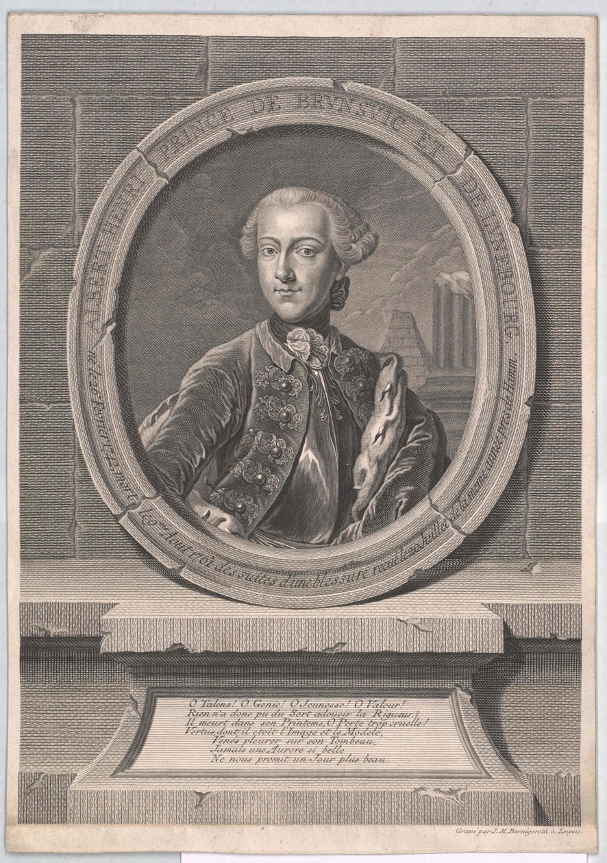 Príncipe de Brunswick-Wolfenbuettel Albrecht Henry de Artist Unknown