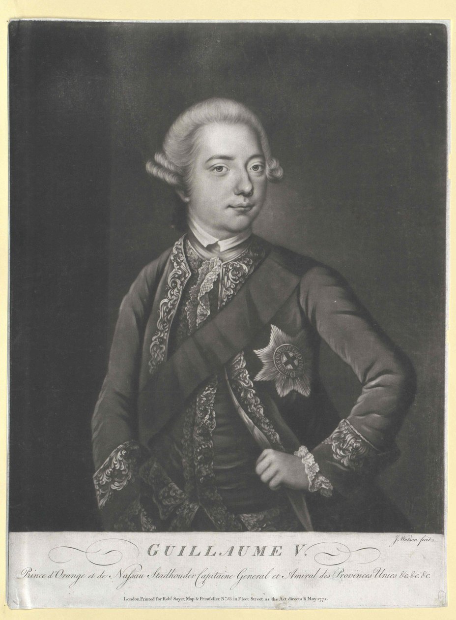 Príncipe de Orange-Nassau Wilhelm V. de Artist Unknown