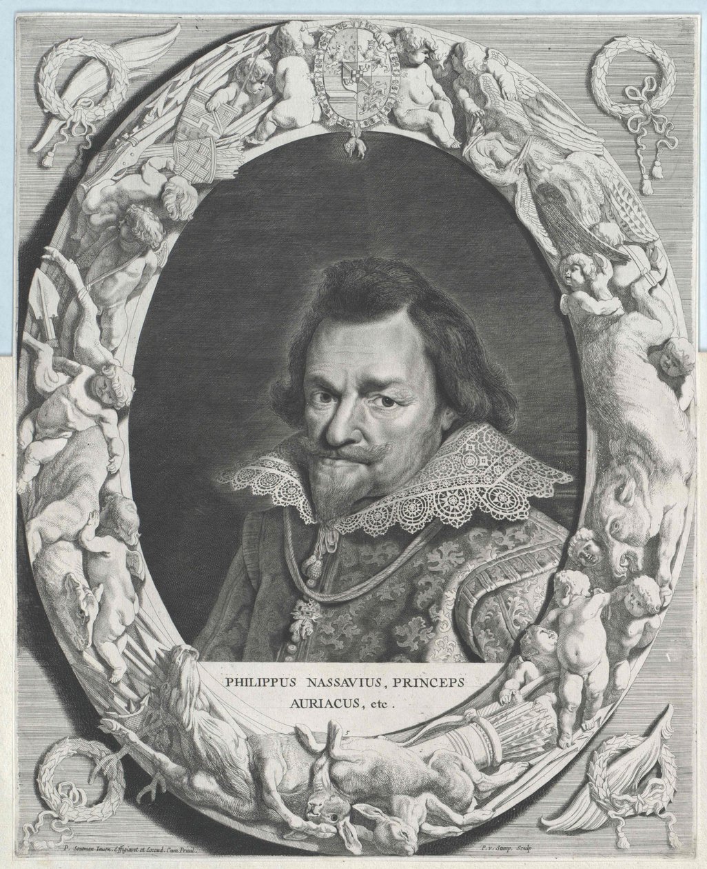 Príncipe de Orange Philipp Wilhelm (impressão) de Artist Unknown
