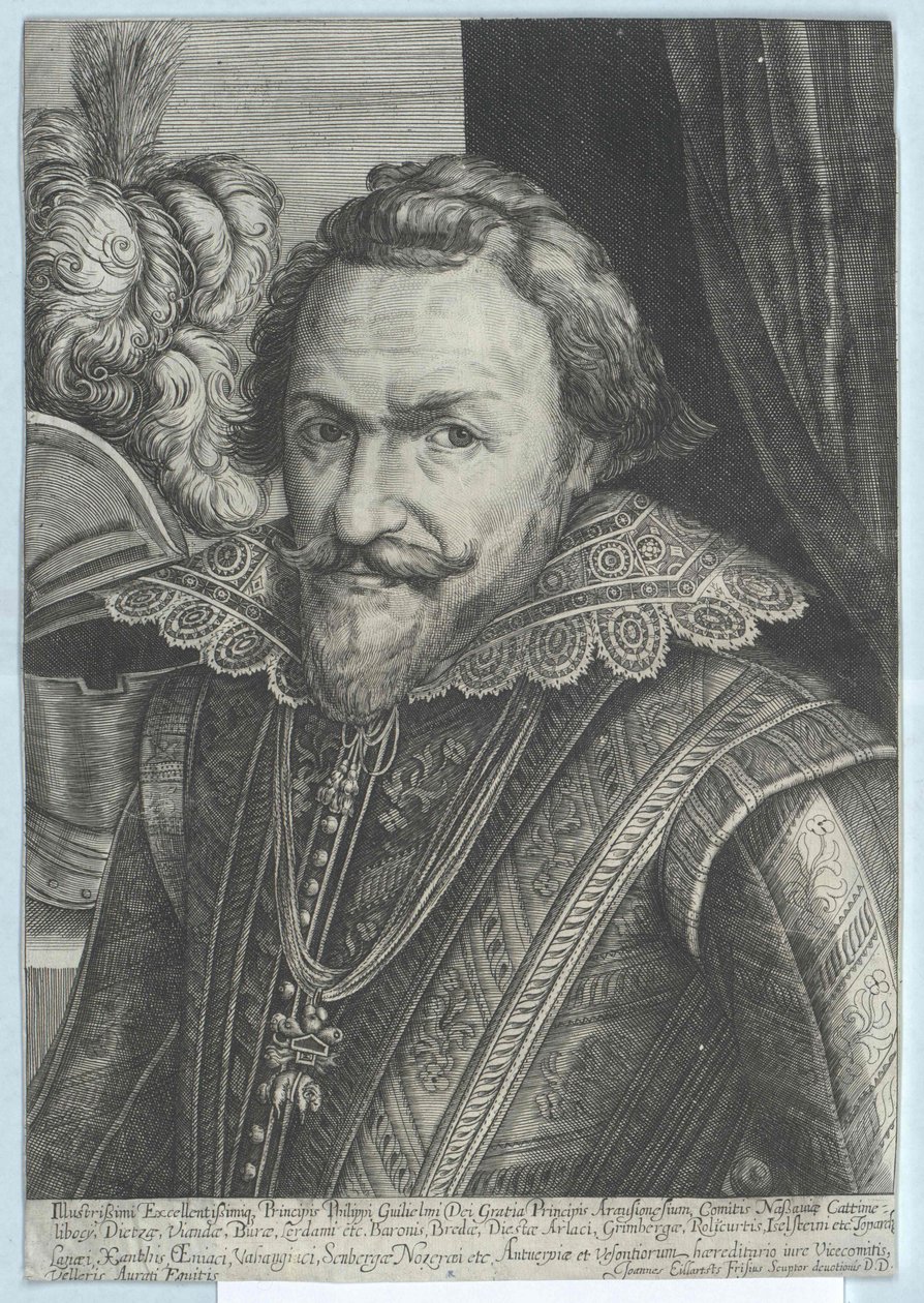 Príncipe de Orange Philipp Wilhelm (impressão) de Artist Unknown