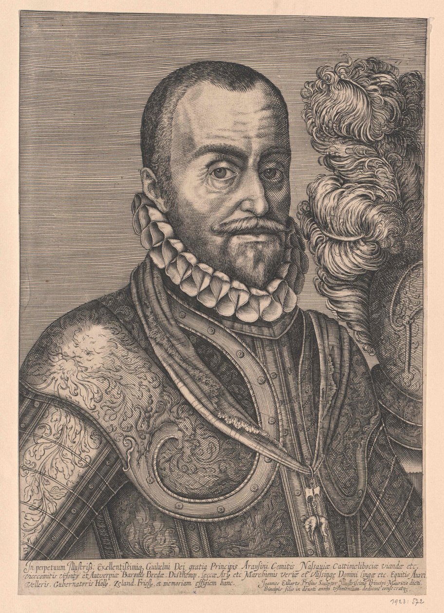 Príncipe de Orange William I (impressão) de Artist Unknown