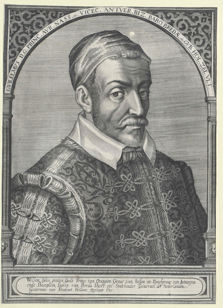 Príncipe de Orange William I (impressão) de Artist Unknown