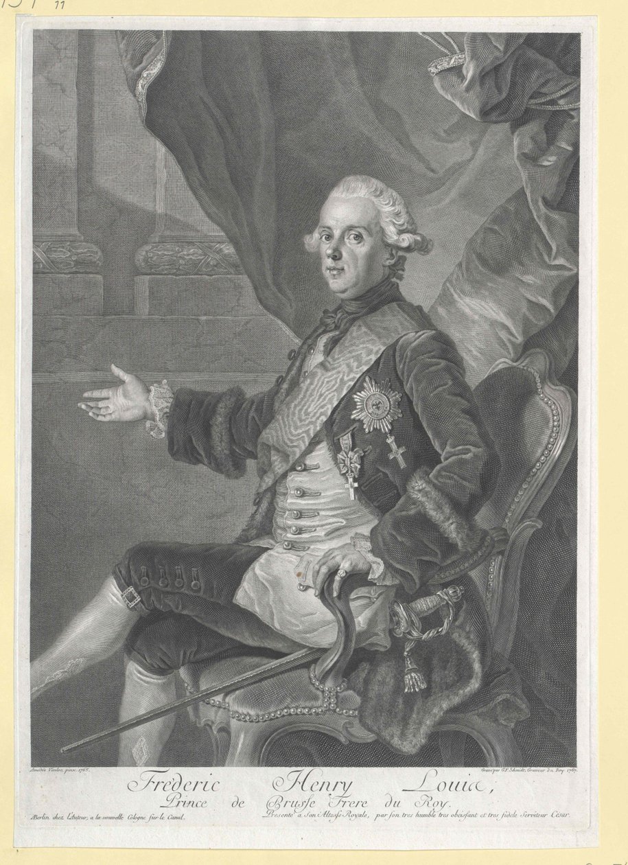 Príncipe de Henrique da Prússia de Artist Unknown