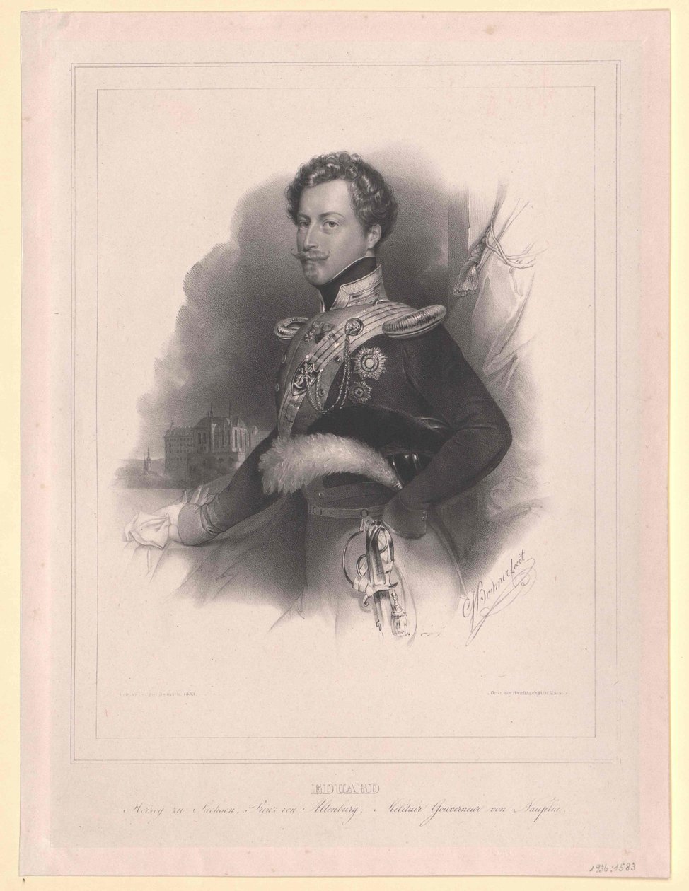 Príncipe de Saxe Altenburg Eduard de Artist Unknown