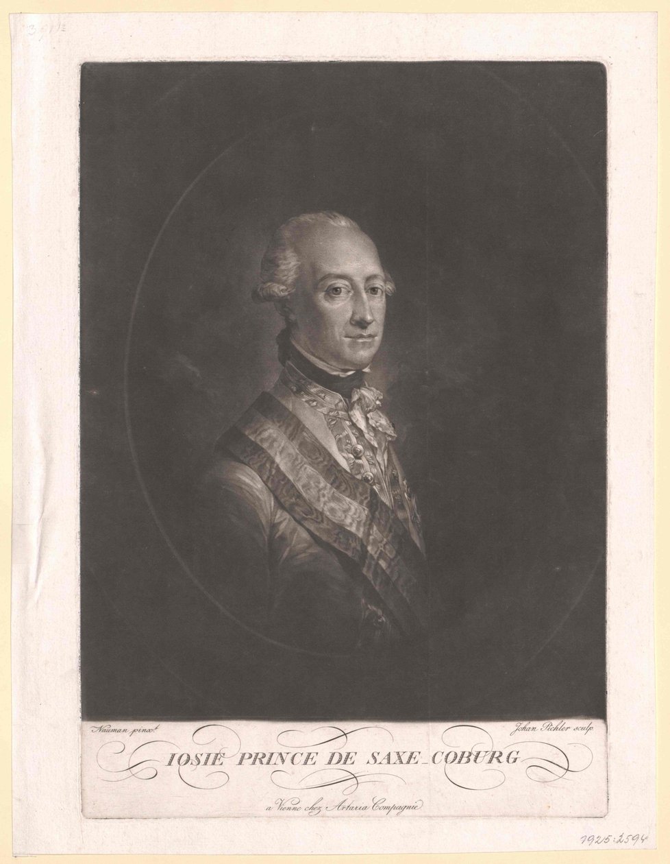 Príncipe de Saxe Coburg-Saalfeld Frederic Josiah de Artist Unknown