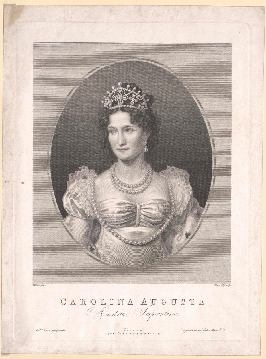 Princesa da Baviera (1792-1873) Carolina de Artist Unknown