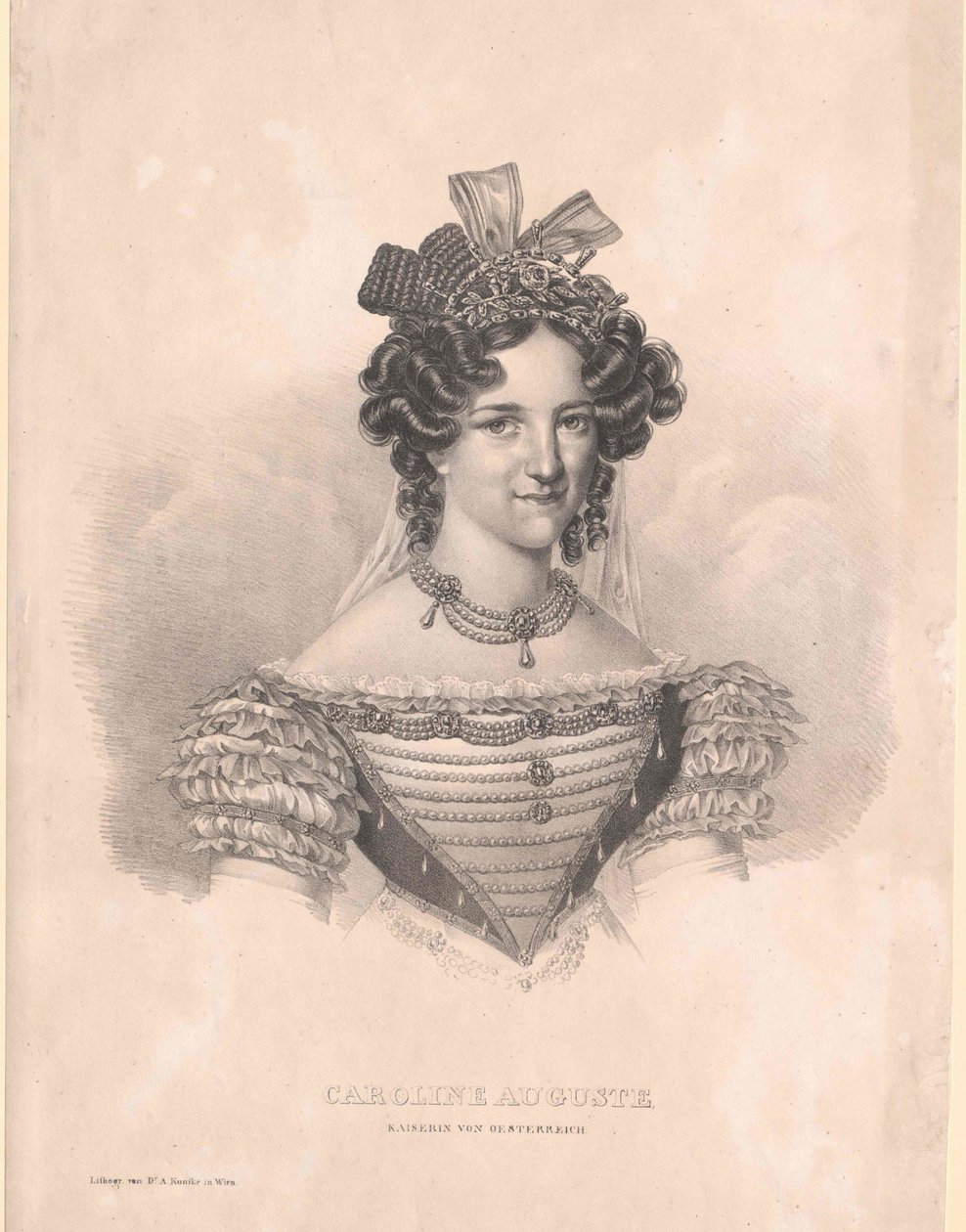 Princesa da Baviera (1792-1873) Carolina de Artist Unknown