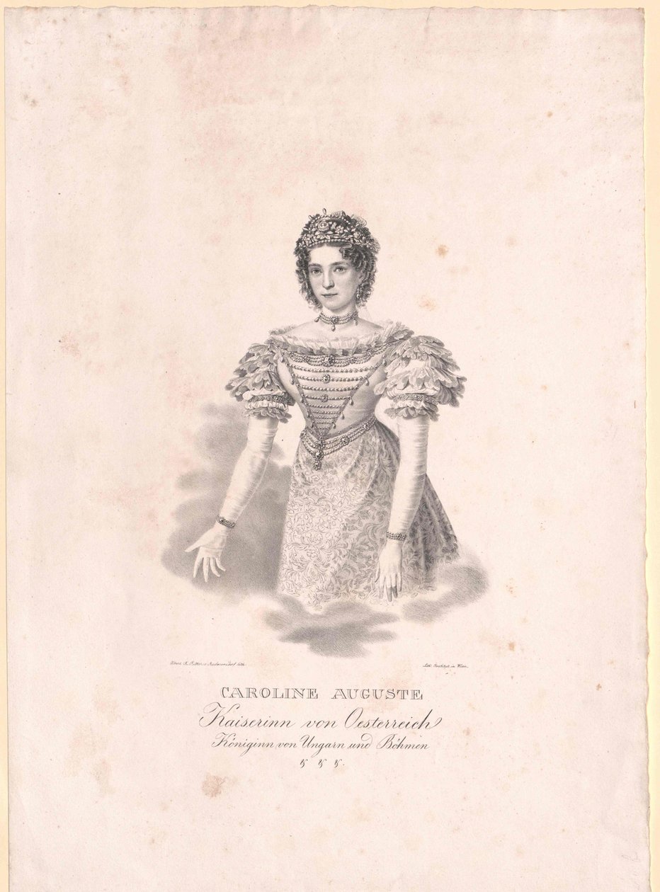Princesa da Baviera (1792-1873) Carolina de Artist Unknown