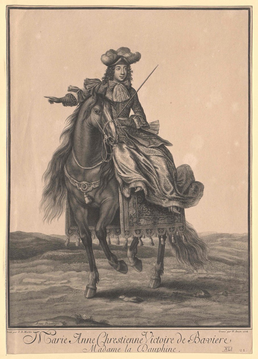 Princesa da Baviera Maria Anna de Artist Unknown