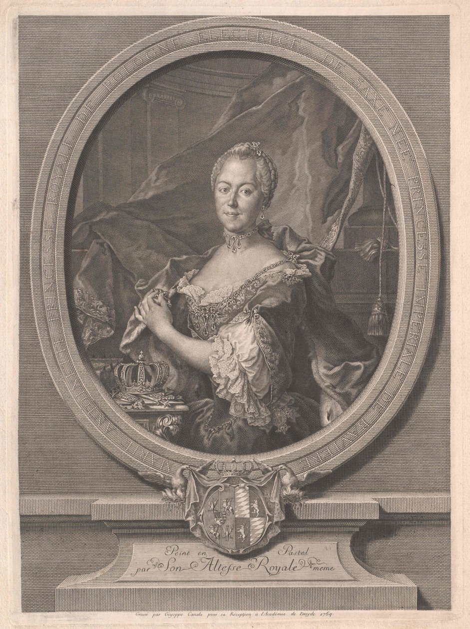 Princesa da Baviera Maria Antónia de Artist Unknown