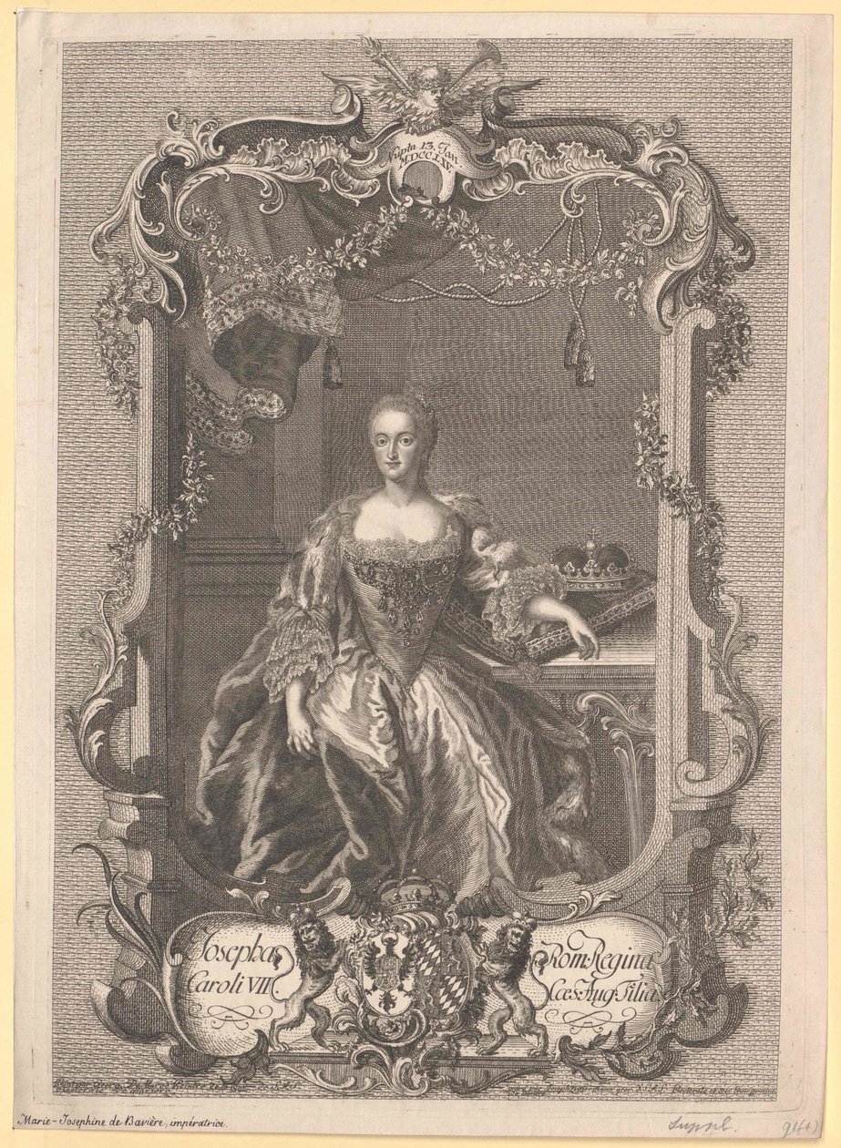 Princesa da Baviera Maria Josefa de Artist Unknown