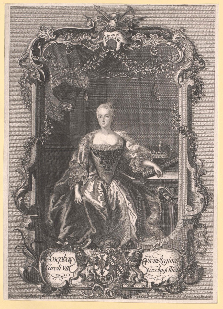 Princesa da Baviera Maria Josefa de Artist Unknown