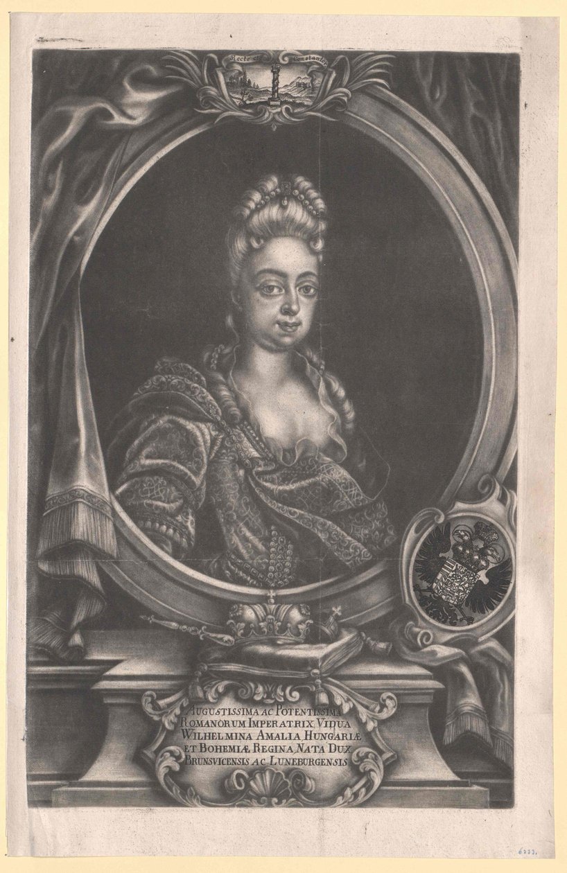 Princesa de Brunswick-Lueneburg Wilhelmine Amalie de Artist Unknown