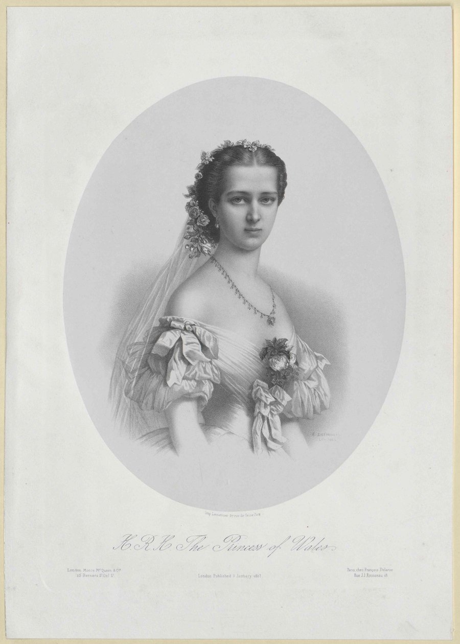 Princesa da Dinamarca Alexandra de Artist Unknown