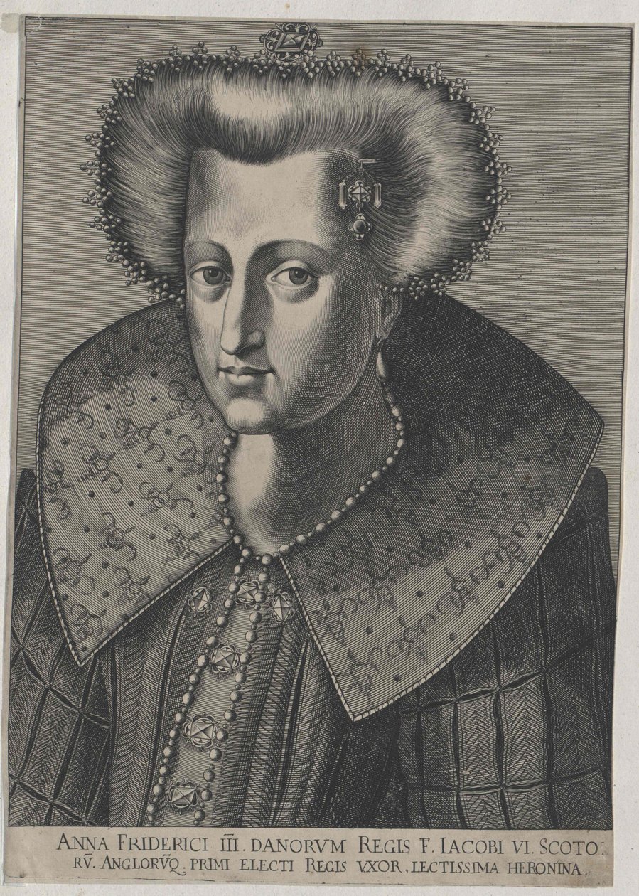Princesa da Dinamarca Anna de Artist Unknown
