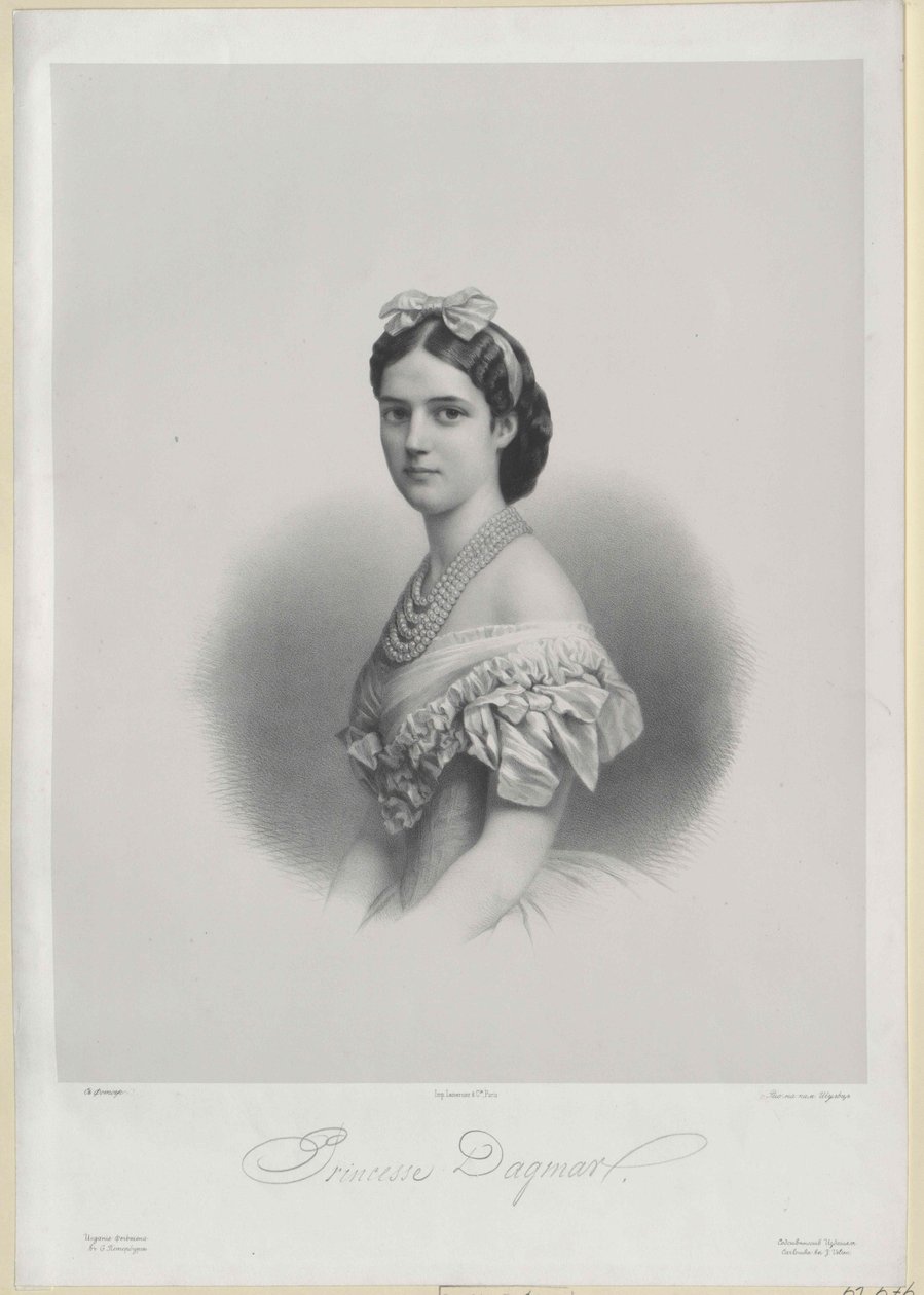 Princesa da Dinamarca Dagmar de Artist Unknown