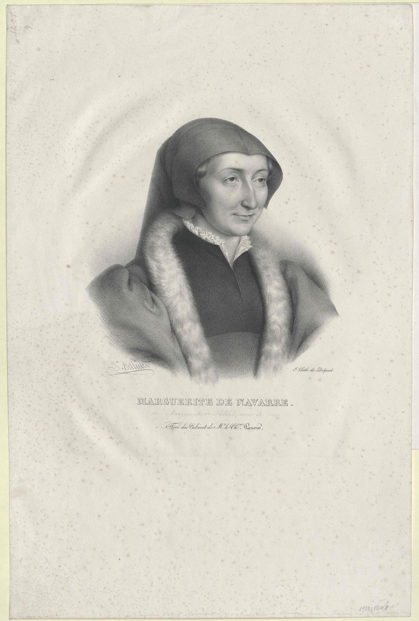 Princesa de França Margarida (impressão) de Artist Unknown