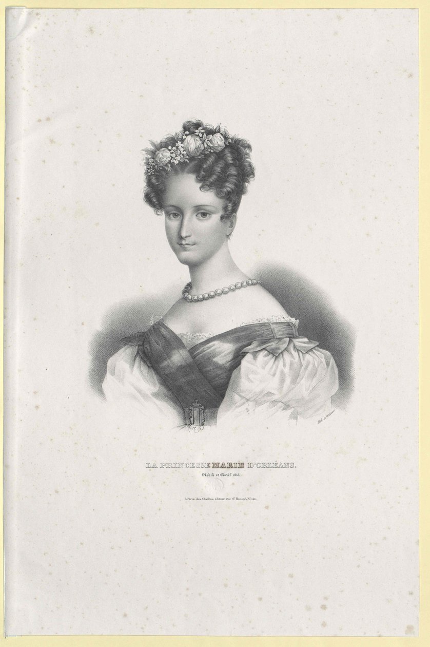 Princesa de França Marie (impressão) de Artist Unknown