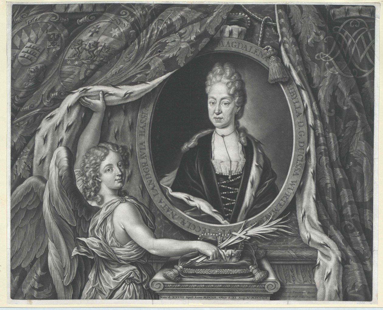 Princesa de Hesse-Darmstadt Madalena Sibila de Artist Unknown