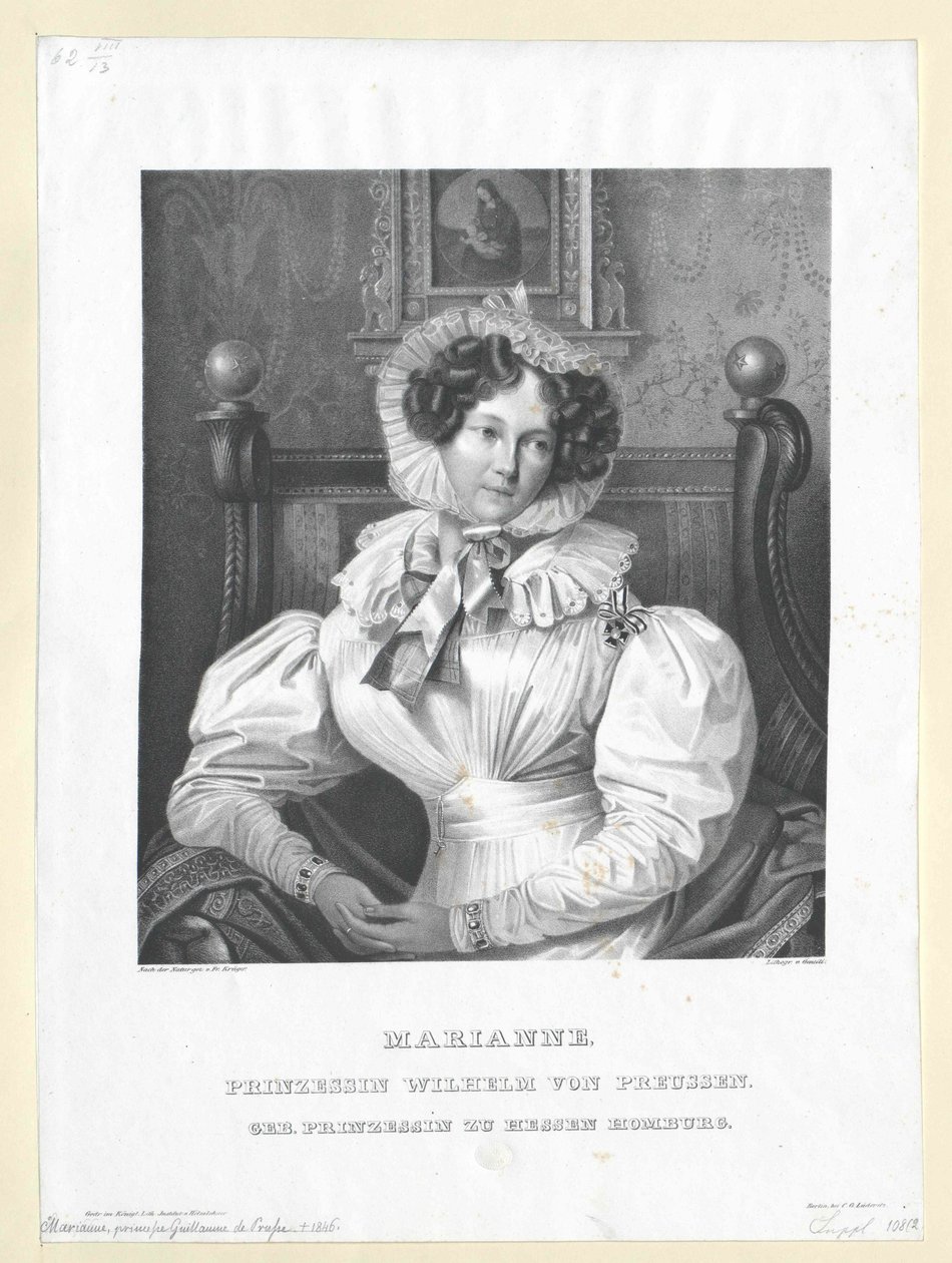 Princesa de Hessen-Homburg Maria Anne de Artist Unknown