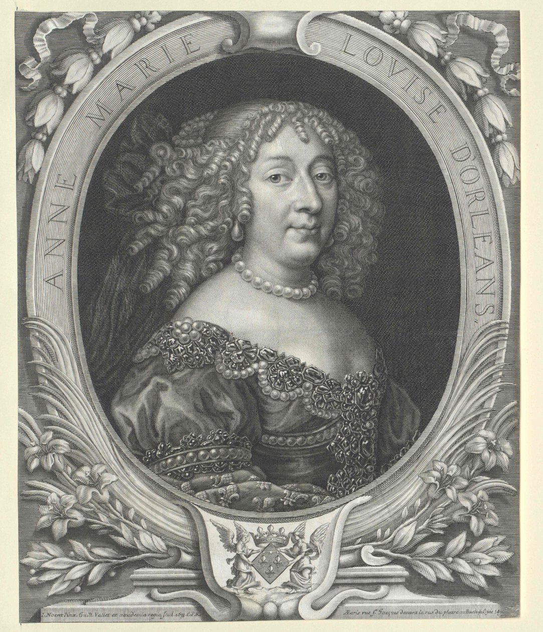 Princesa de Orl0061006es Anne Mary Louise (impressão) de Artist Unknown