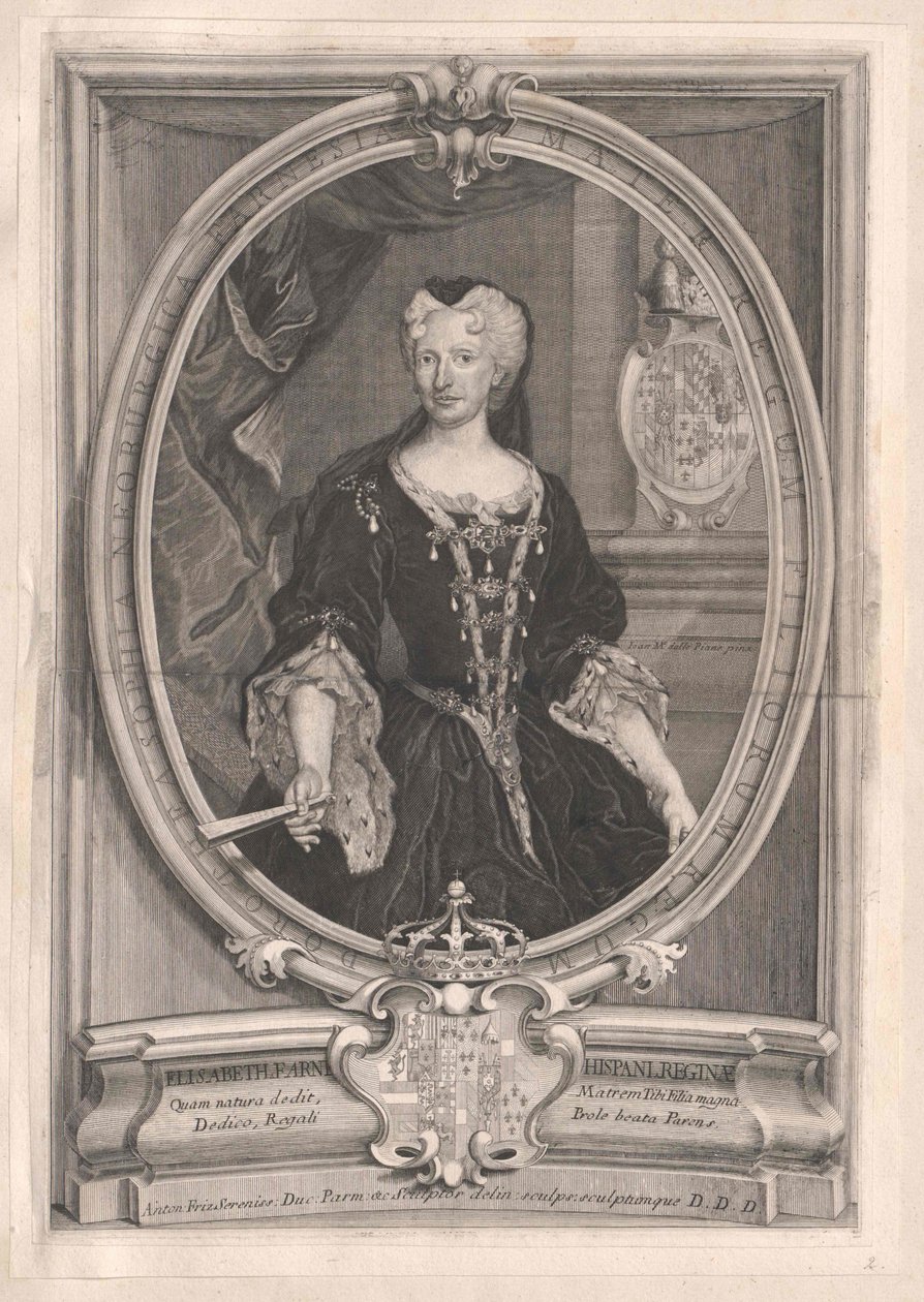 Princesa de Parma-Farnese Elisabeth de Artist Unknown
