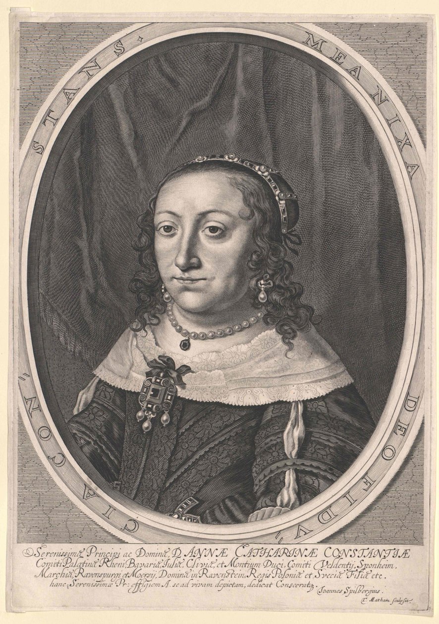 Princesa da Polónia Anna Katharina Constance de Artist Unknown