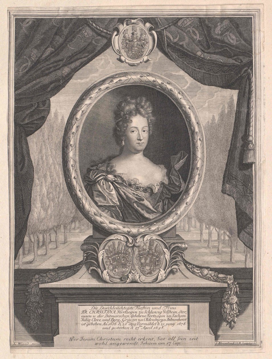 Princesa de Saxónia-Weissenfels Christine de Artist Unknown