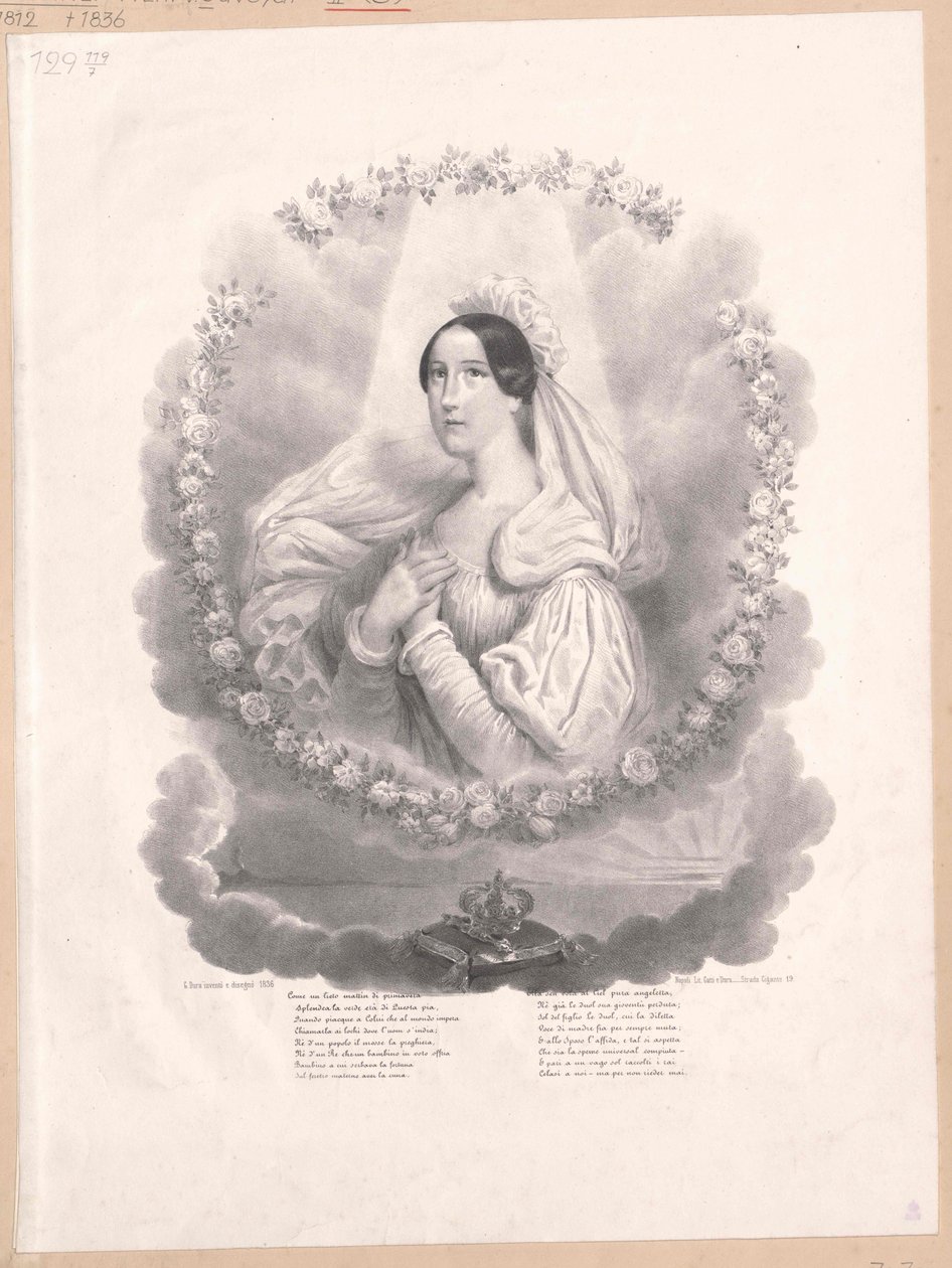 Princesa de Saboia Christine (impressão) de Artist Unknown