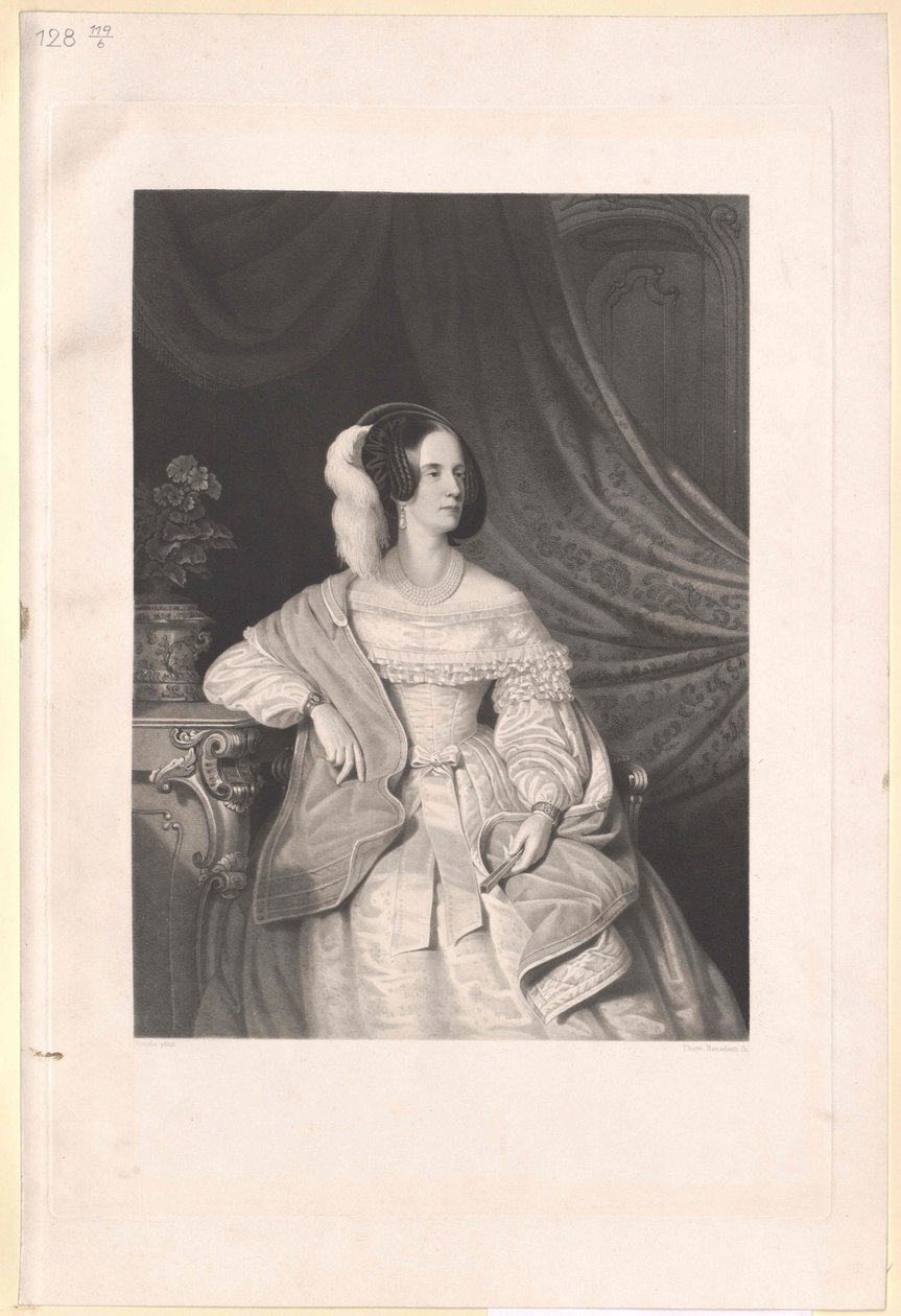 Princesa da Saboia-Sardenha Maria Anna de Artist Unknown