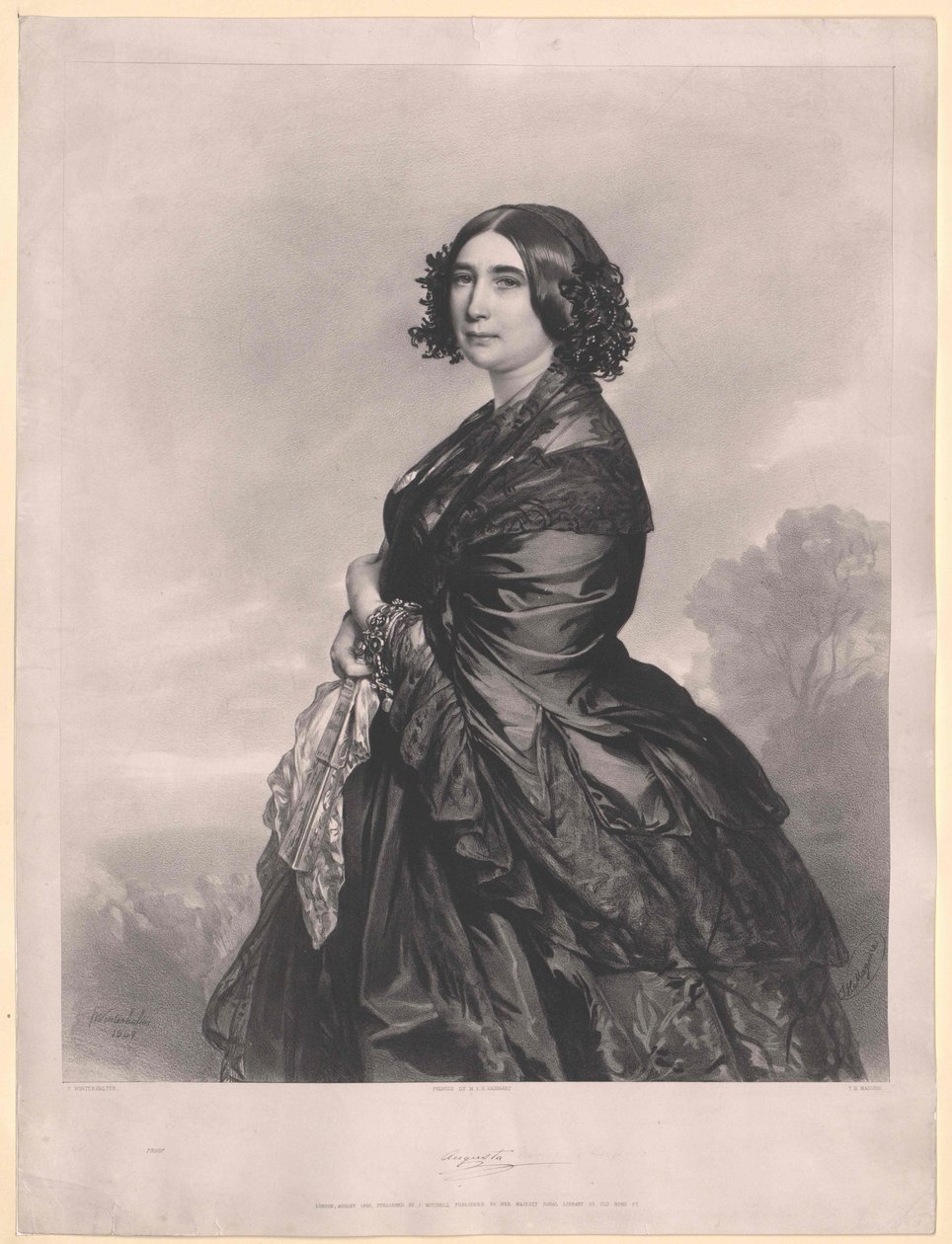 Princesa de Saxe-Weimar Eisenach Augusta de Artist Unknown